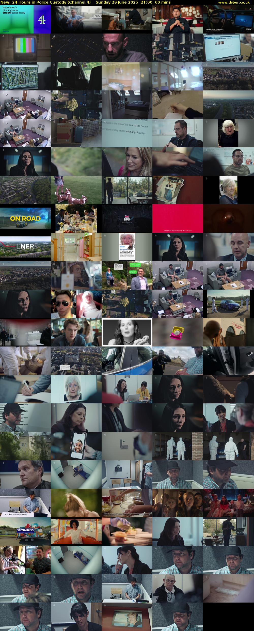 24 Hours in Police Custody (Channel 4) Sunday 29 June 2025 21:00 - 22:00