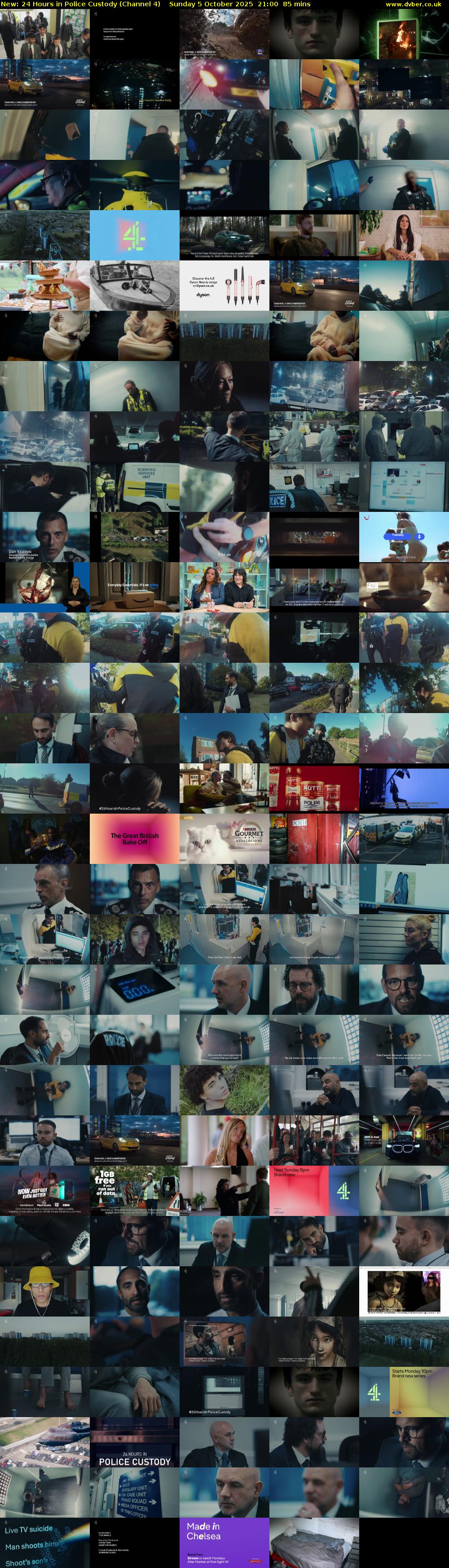 24 Hours in Police Custody (Channel 4) Sunday 5 October 2025 21:00 - 22:25