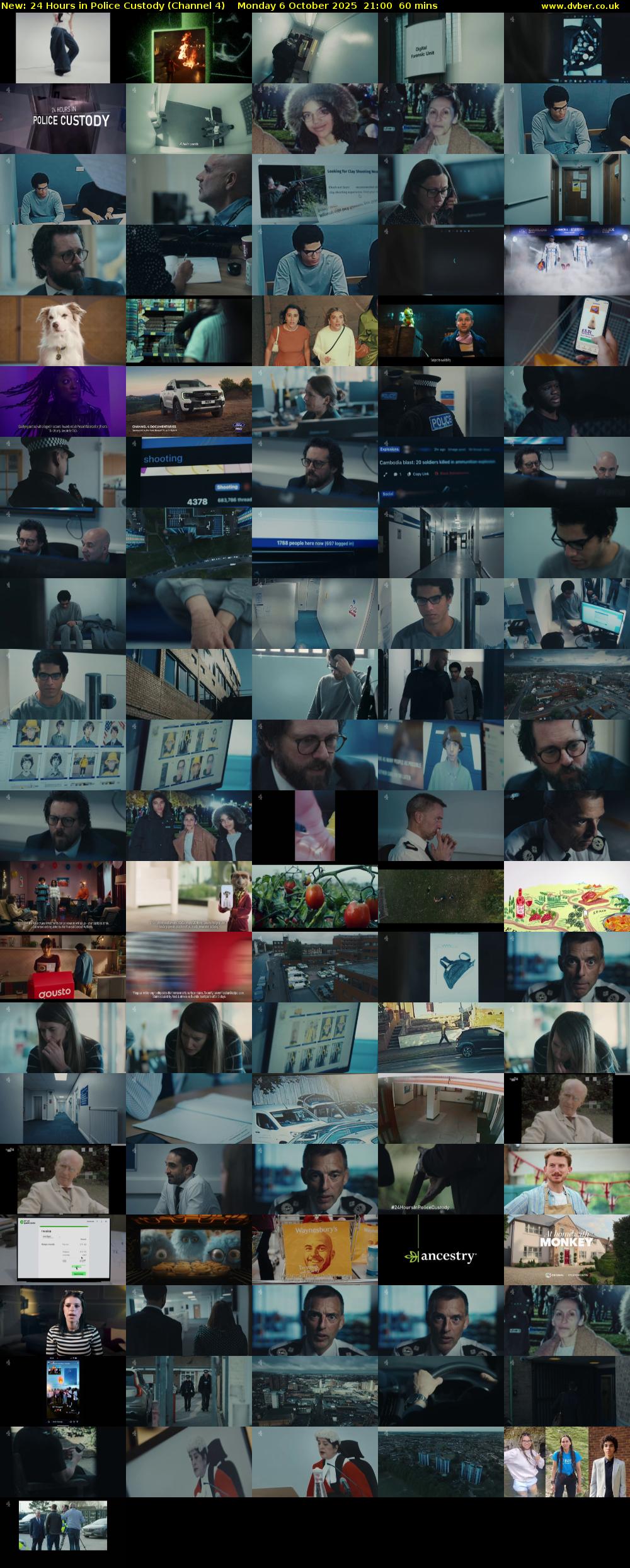 24 Hours in Police Custody (Channel 4) Monday 6 October 2025 21:00 - 22:00