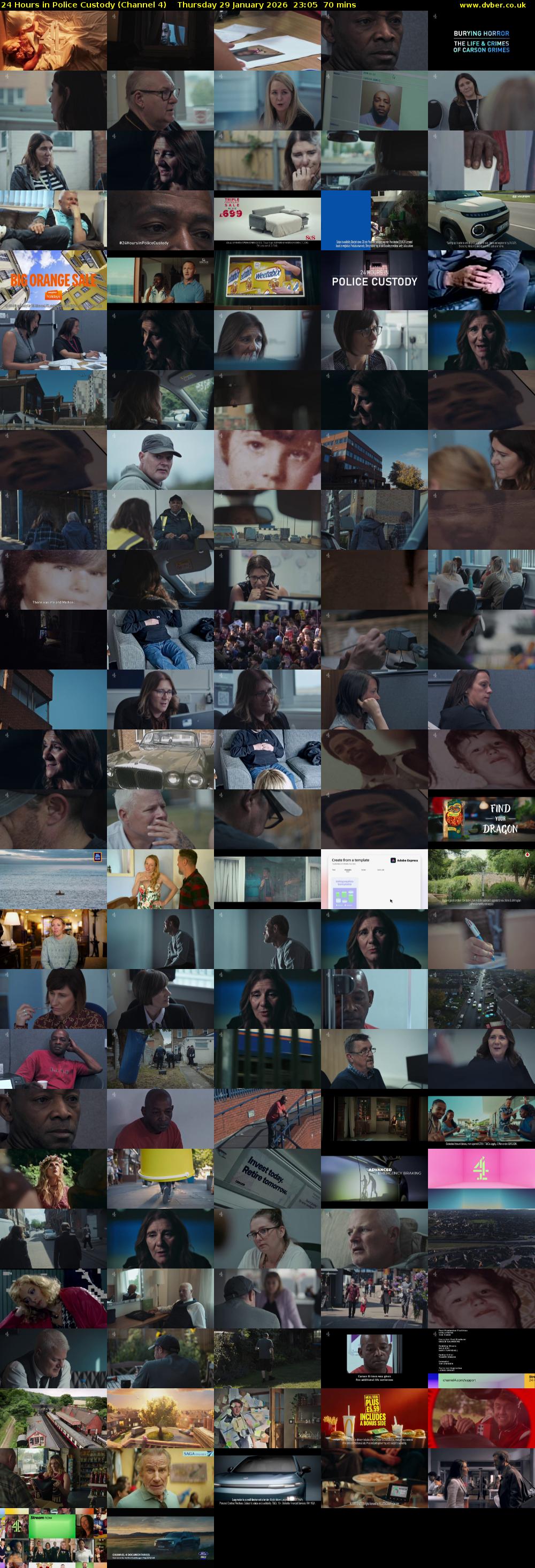 24 Hours in Police Custody (Channel 4) Thursday 29 January 2026 23:05 - 00:15