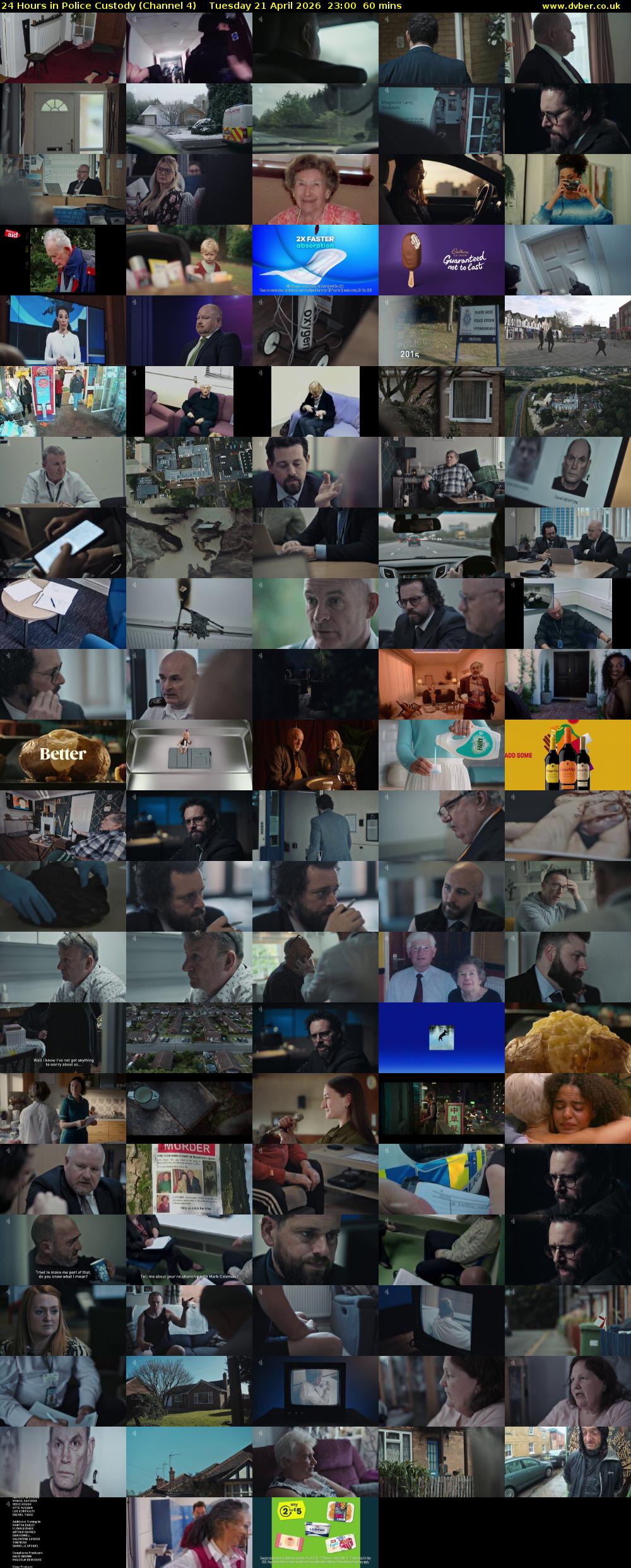 24 Hours in Police Custody (Channel 4) Tuesday 21 April 2026 23:00 - 00:00