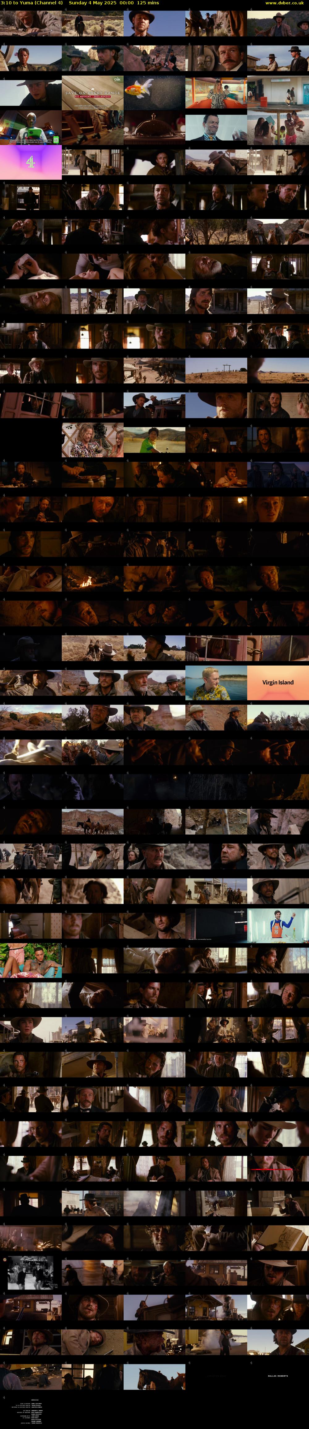 3:10 to Yuma (Channel 4) Sunday 4 May 2025 00:00 - 02:05