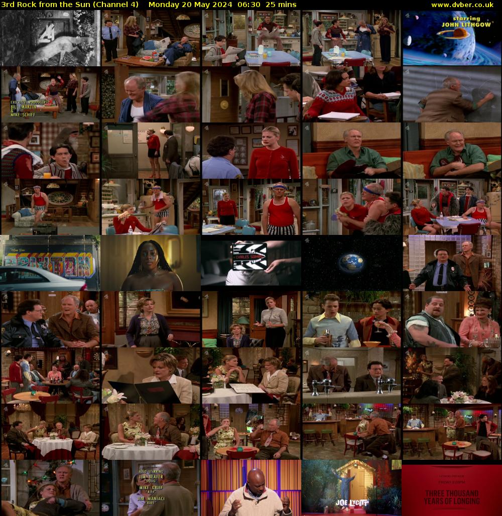 3rd Rock from the Sun (Channel 4) Monday 20 May 2024 06:30 - 06:55
