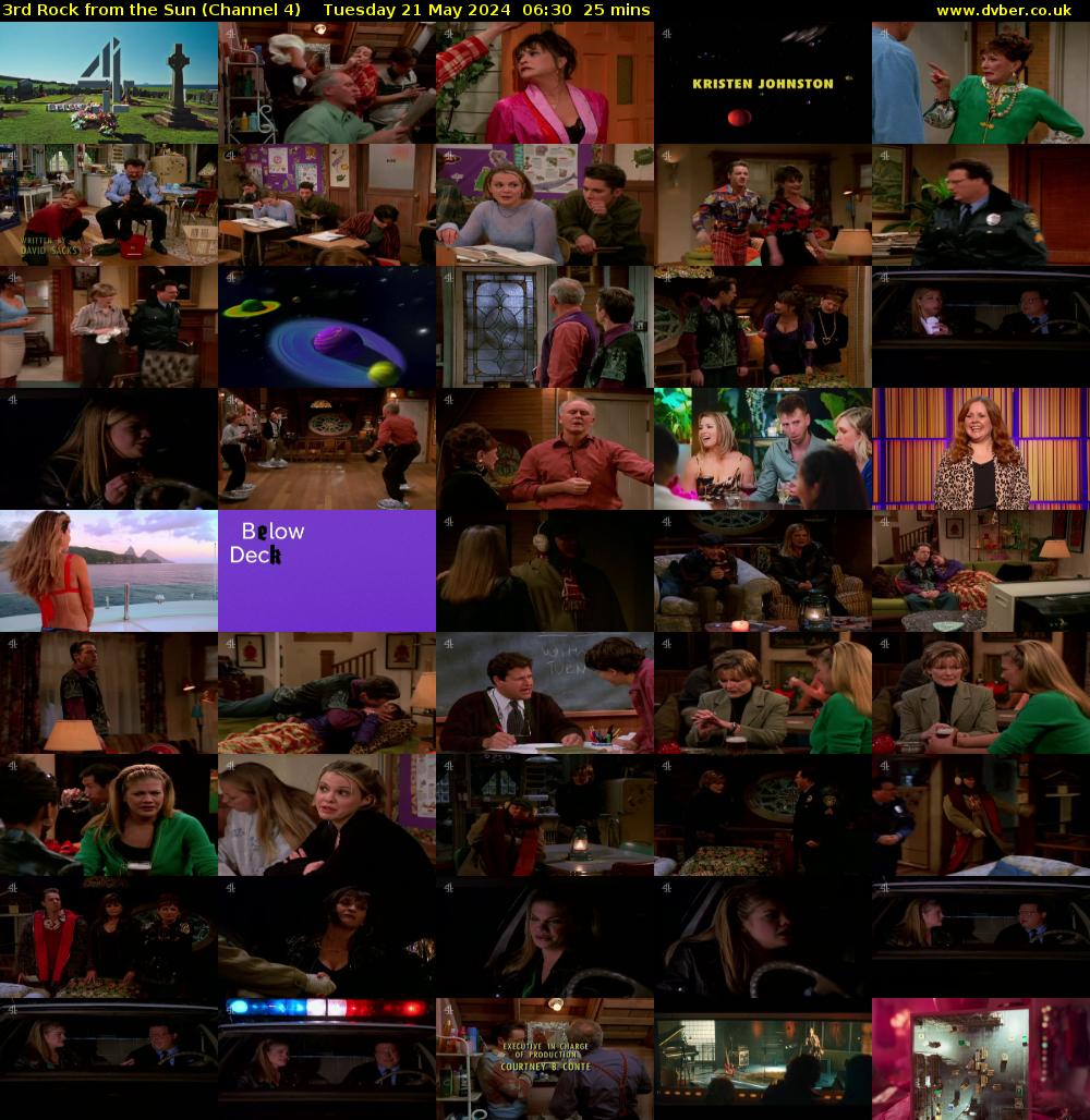 3rd Rock from the Sun (Channel 4) Tuesday 21 May 2024 06:30 - 06:55