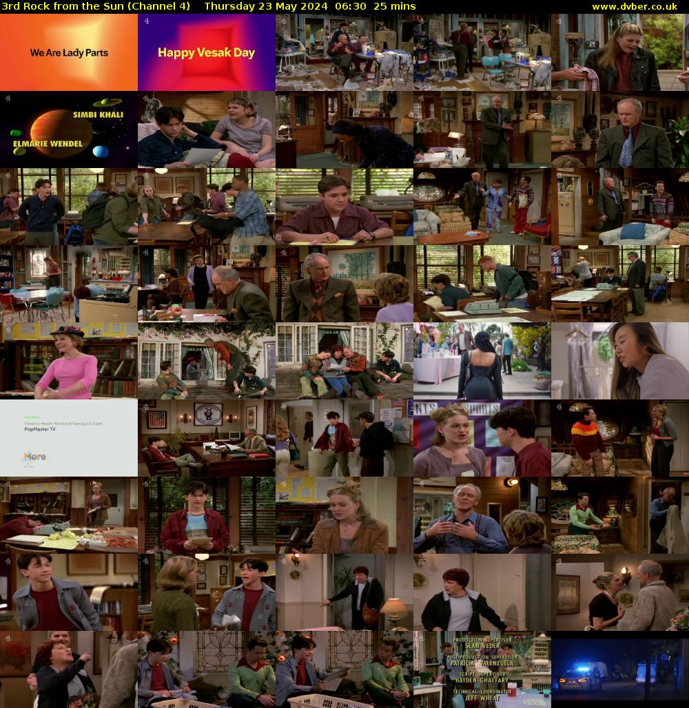 3rd Rock from the Sun (Channel 4) Thursday 23 May 2024 06:30 - 06:55