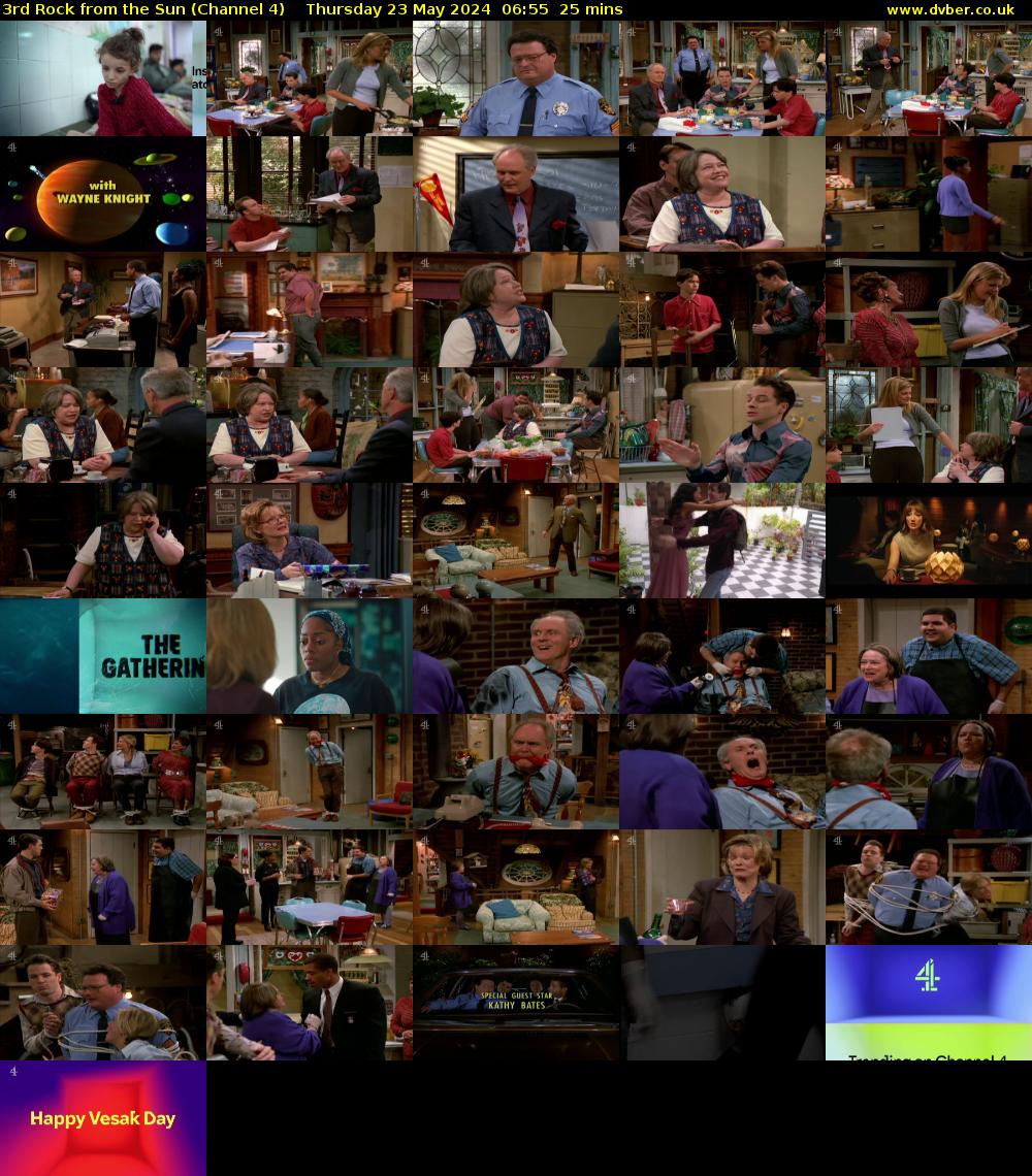 3rd Rock from the Sun (Channel 4) Thursday 23 May 2024 06:55 - 07:20