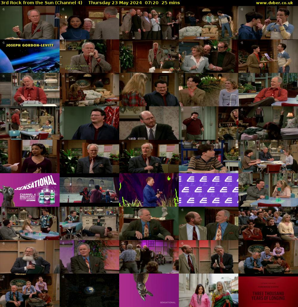 3rd Rock from the Sun (Channel 4) Thursday 23 May 2024 07:20 - 07:45