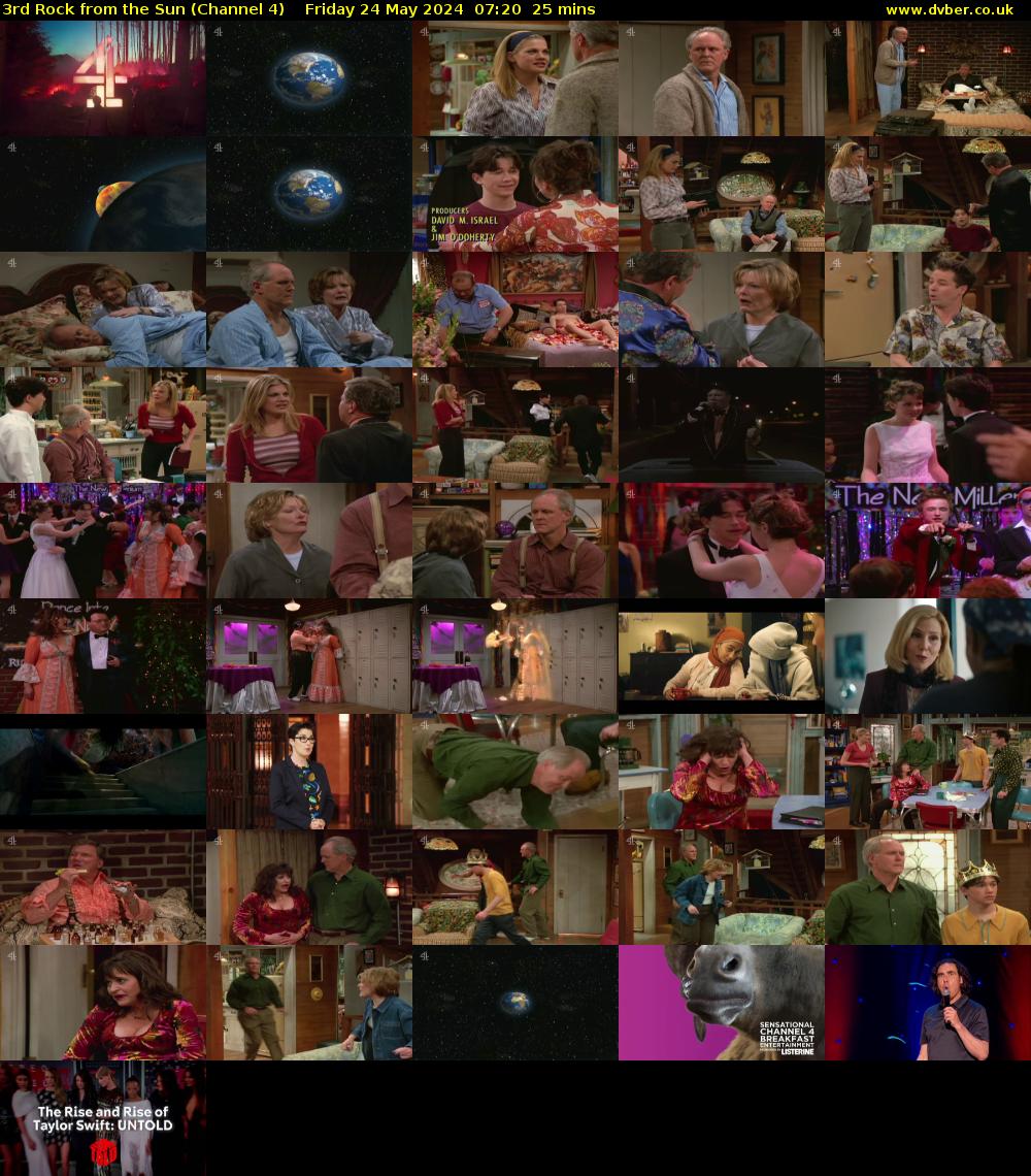 3rd Rock from the Sun (Channel 4) Friday 24 May 2024 07:20 - 07:45