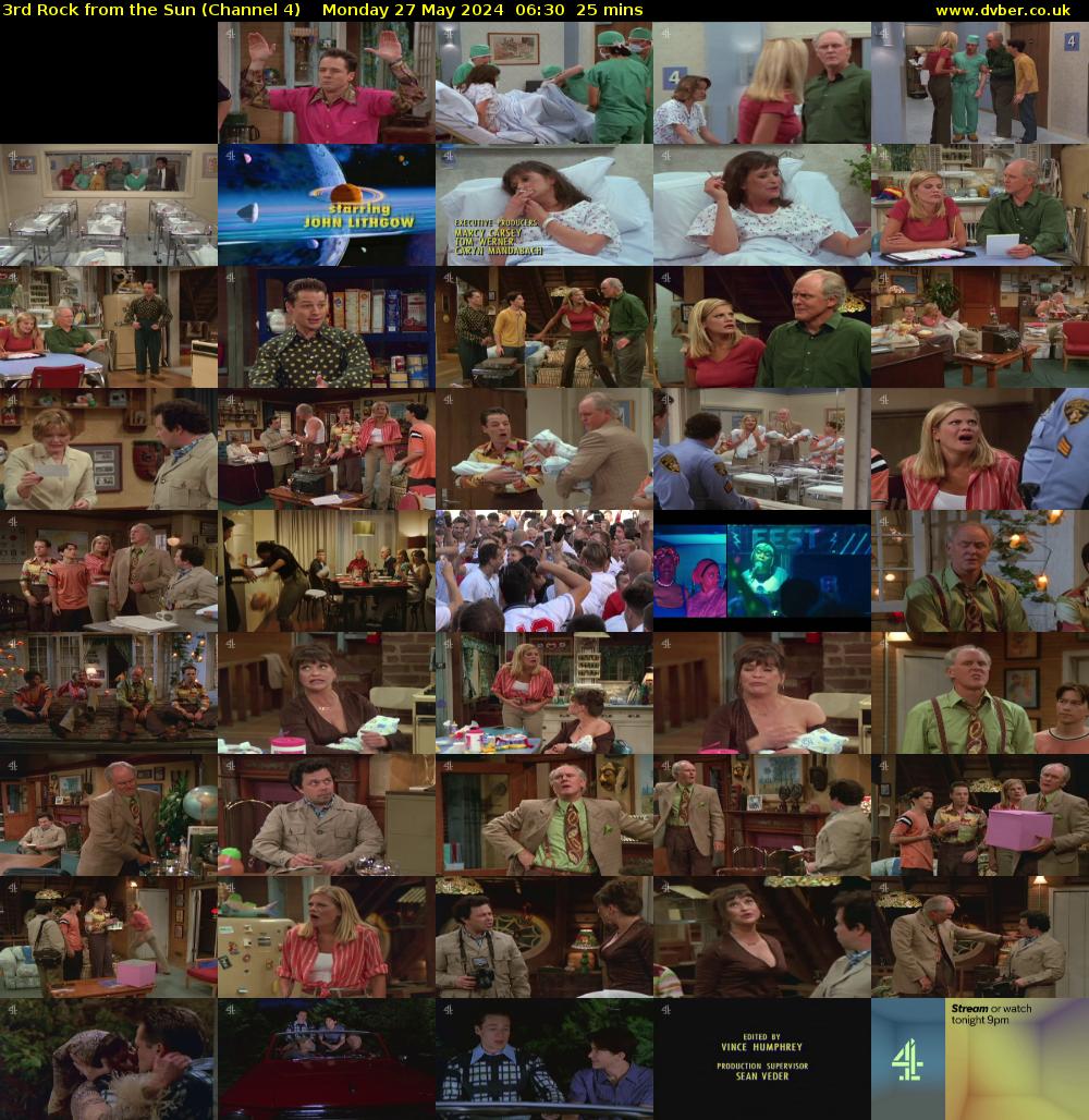 3rd Rock from the Sun (Channel 4) Monday 27 May 2024 06:30 - 06:55
