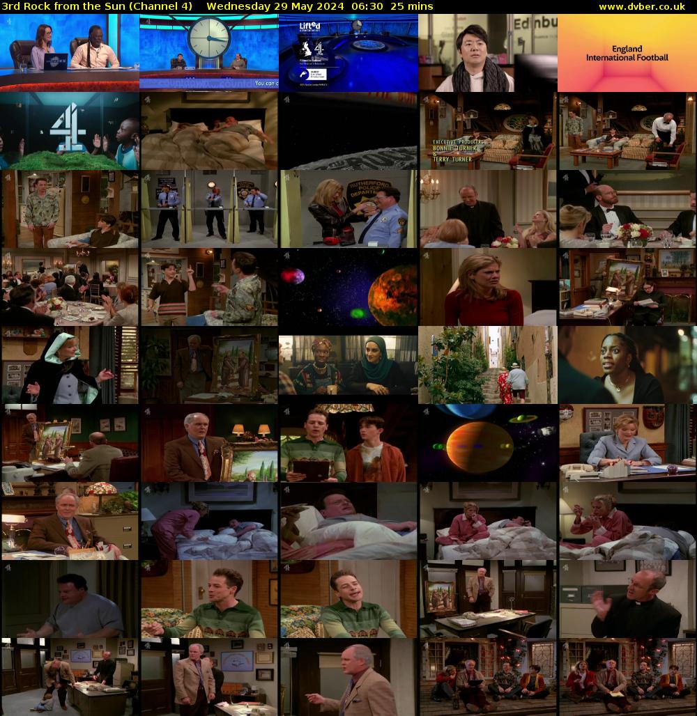 3rd Rock from the Sun (Channel 4) Wednesday 29 May 2024 06:30 - 06:55