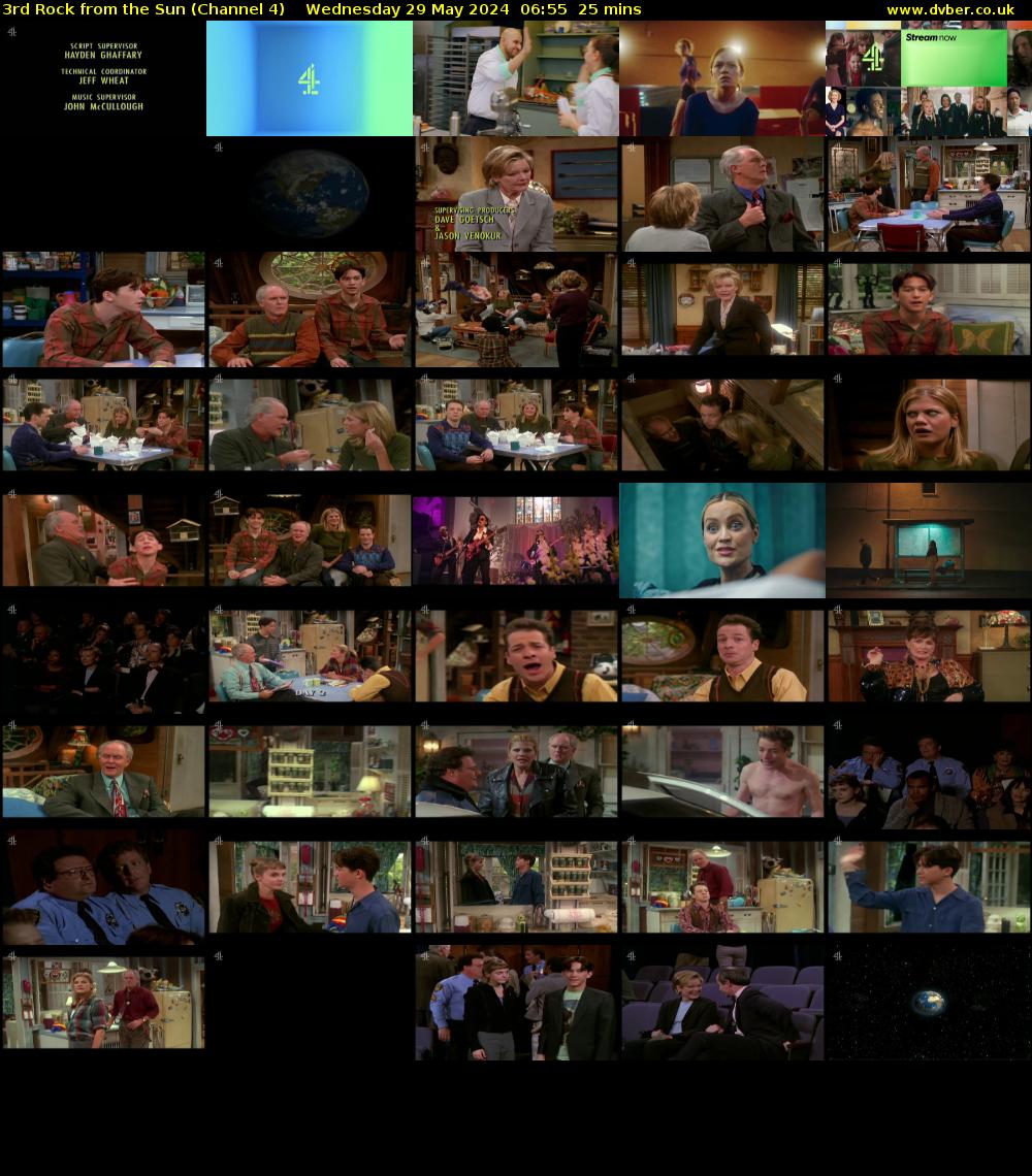3rd Rock from the Sun (Channel 4) Wednesday 29 May 2024 06:55 - 07:20