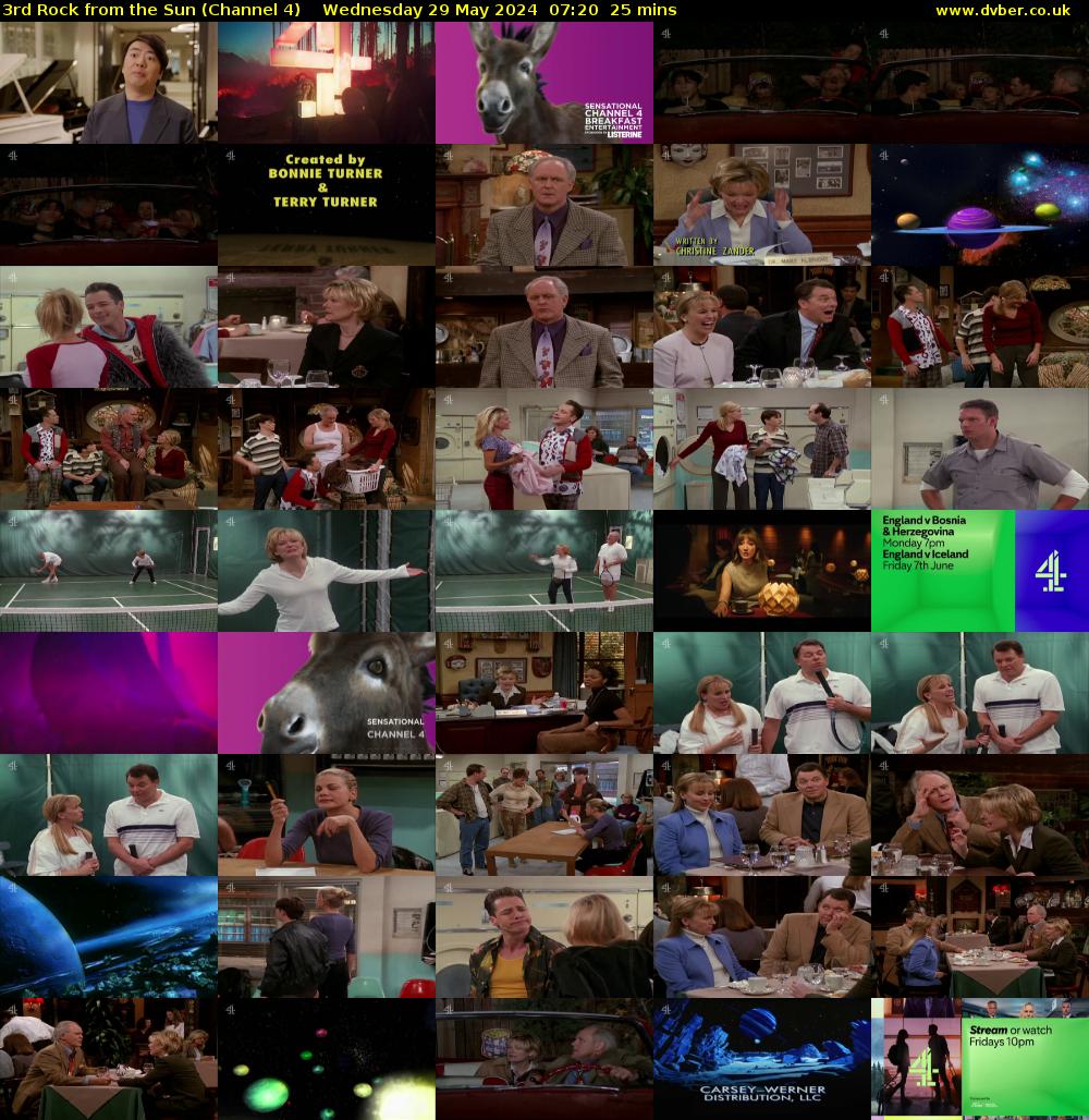 3rd Rock from the Sun (Channel 4) Wednesday 29 May 2024 07:20 - 07:45