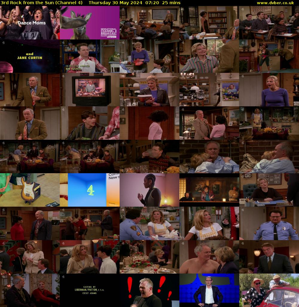 3rd Rock from the Sun (Channel 4) Thursday 30 May 2024 07:20 - 07:45