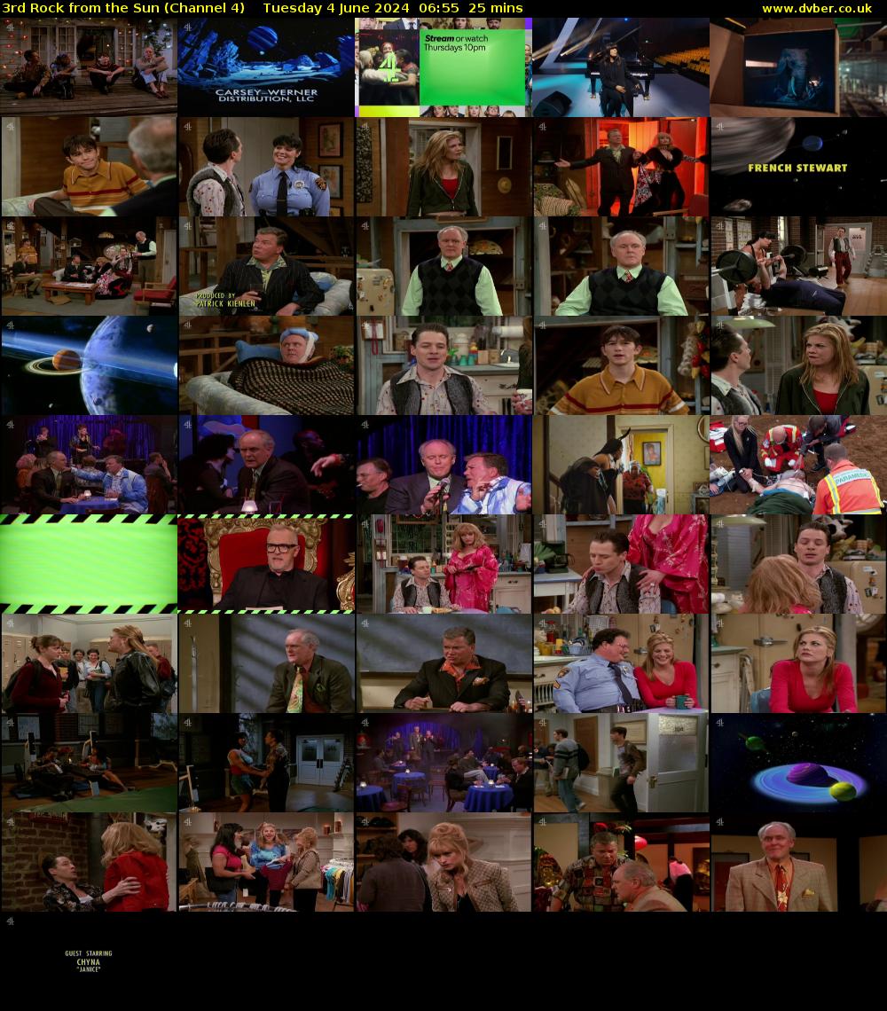 3rd Rock from the Sun (Channel 4) Tuesday 4 June 2024 06:55 - 07:20