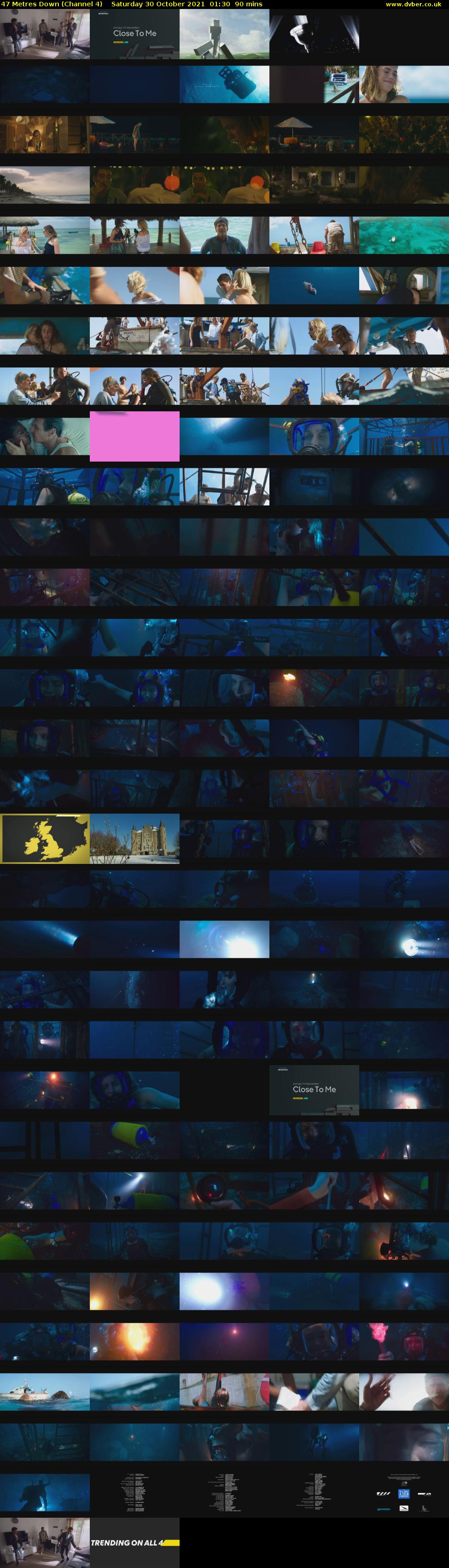 47 Metres Down (Channel 4) Saturday 30 October 2021 01:30 - 03:00