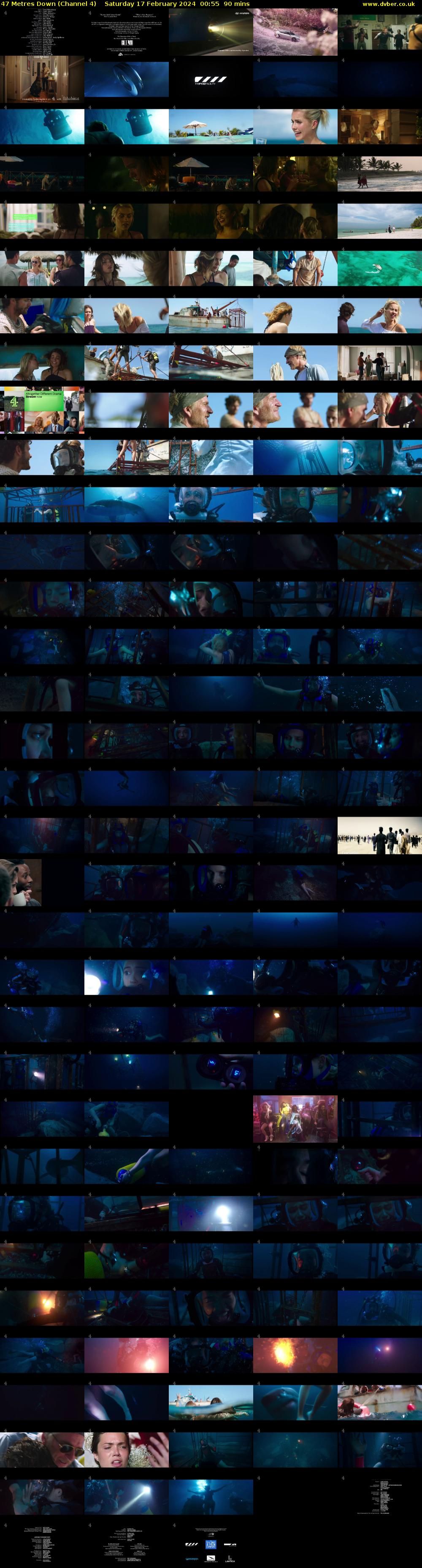 47 Metres Down (Channel 4) Saturday 17 February 2024 00:55 - 02:25