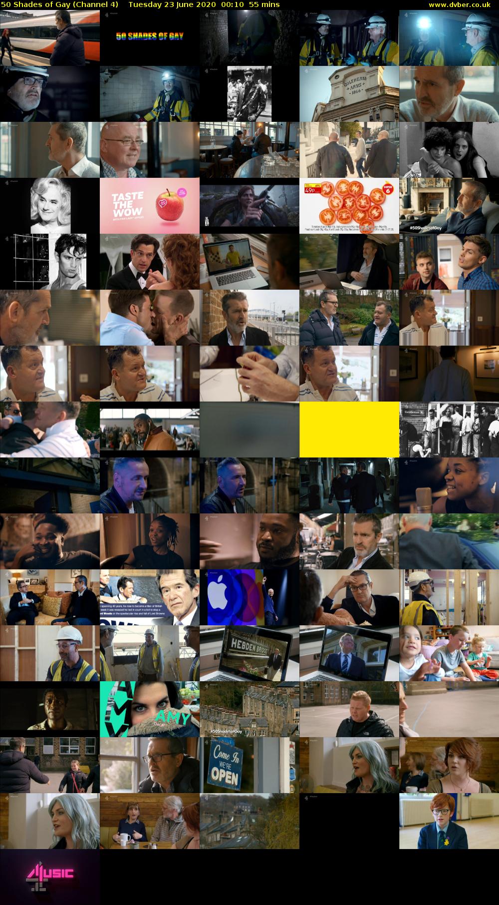 50 Shades of Gay (Channel 4) Tuesday 23 June 2020 00:10 - 01:05
