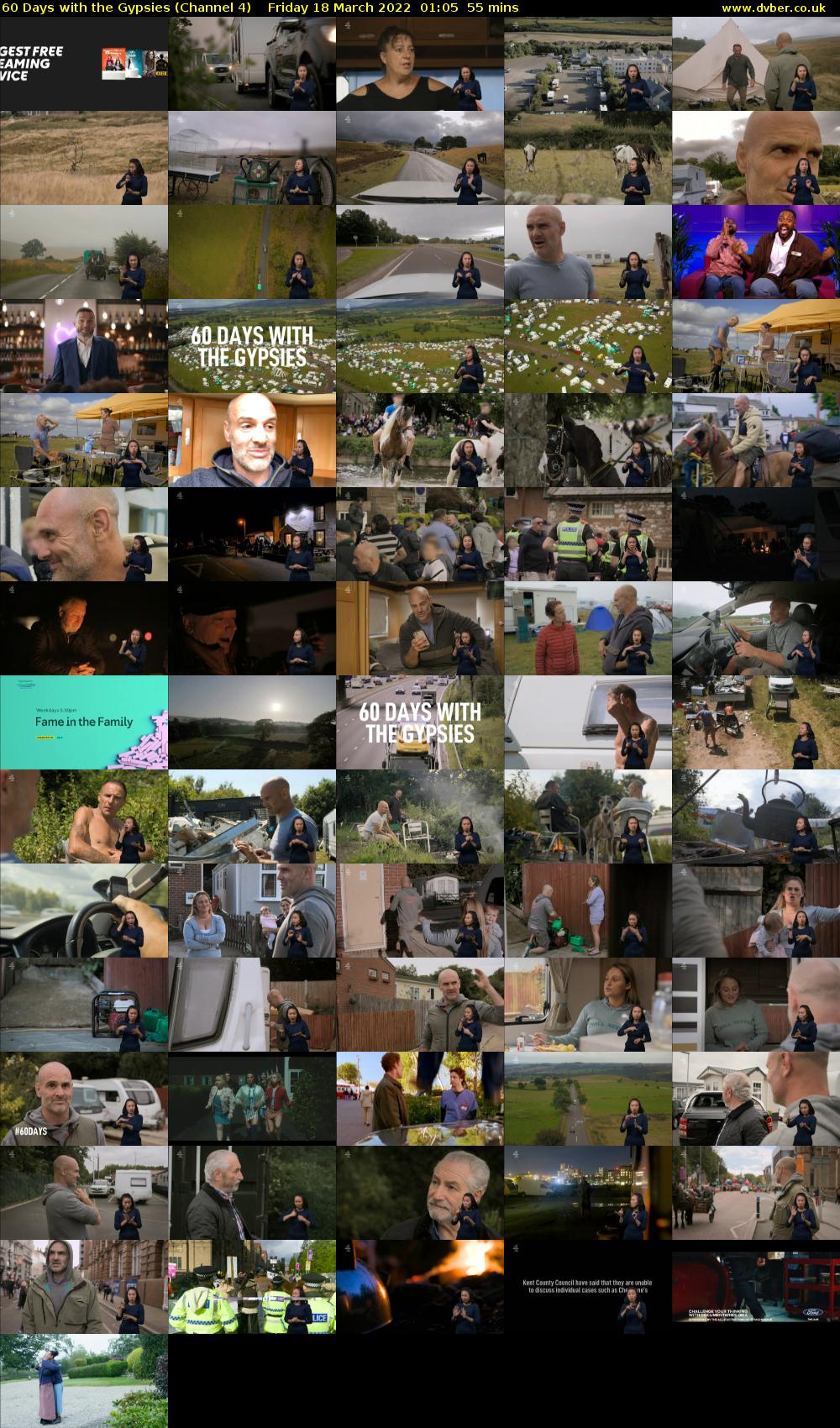 60 Days with the Gypsies (Channel 4) Friday 18 March 2022 01:05 - 02:00