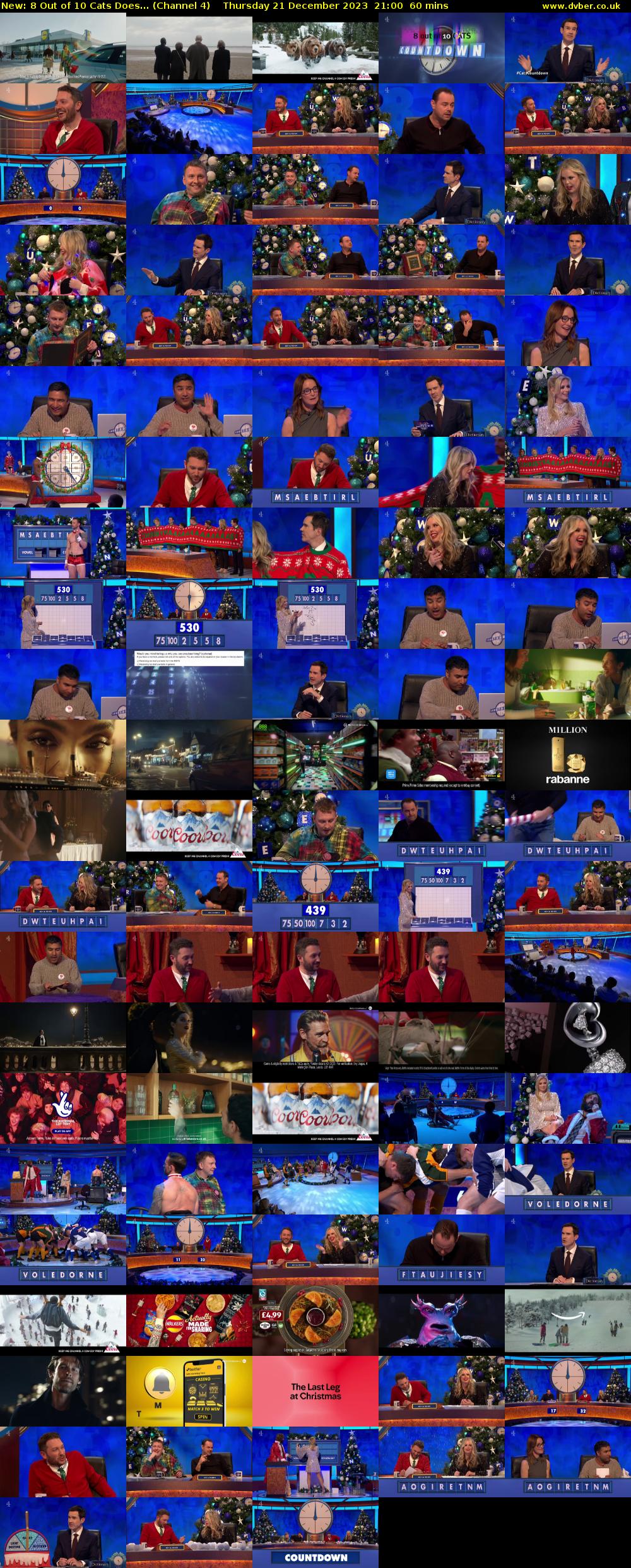 8 Out of 10 Cats Does... (Channel 4) Thursday 21 December 2023 21:00 - 22:00