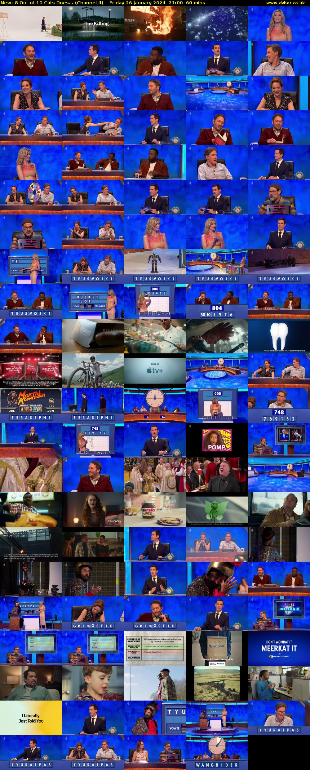 8 Out of 10 Cats Does... (Channel 4) Friday 26 January 2024 21:00 - 22:00