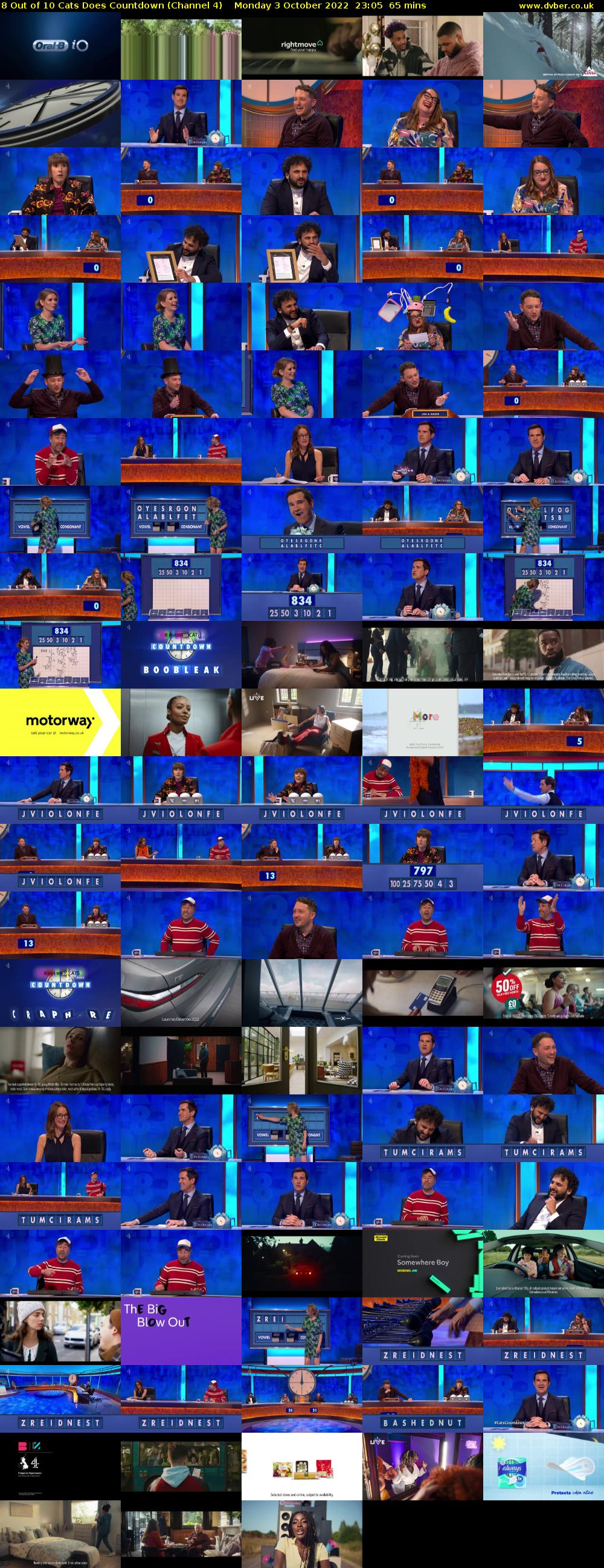 8 Out of 10 Cats Does Countdown (Channel 4) Monday 3 October 2022 23:05 - 00:10