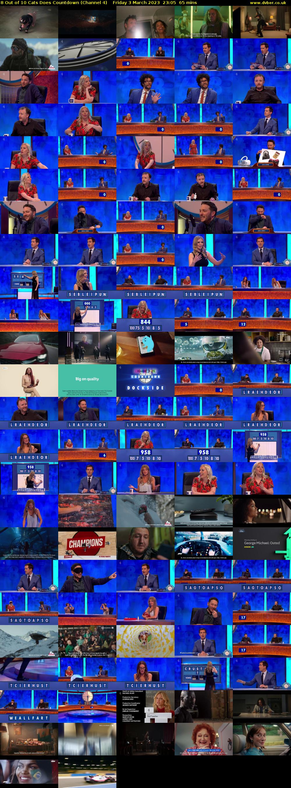8 Out of 10 Cats Does Countdown (Channel 4) Friday 3 March 2023 23:05 - 00:10