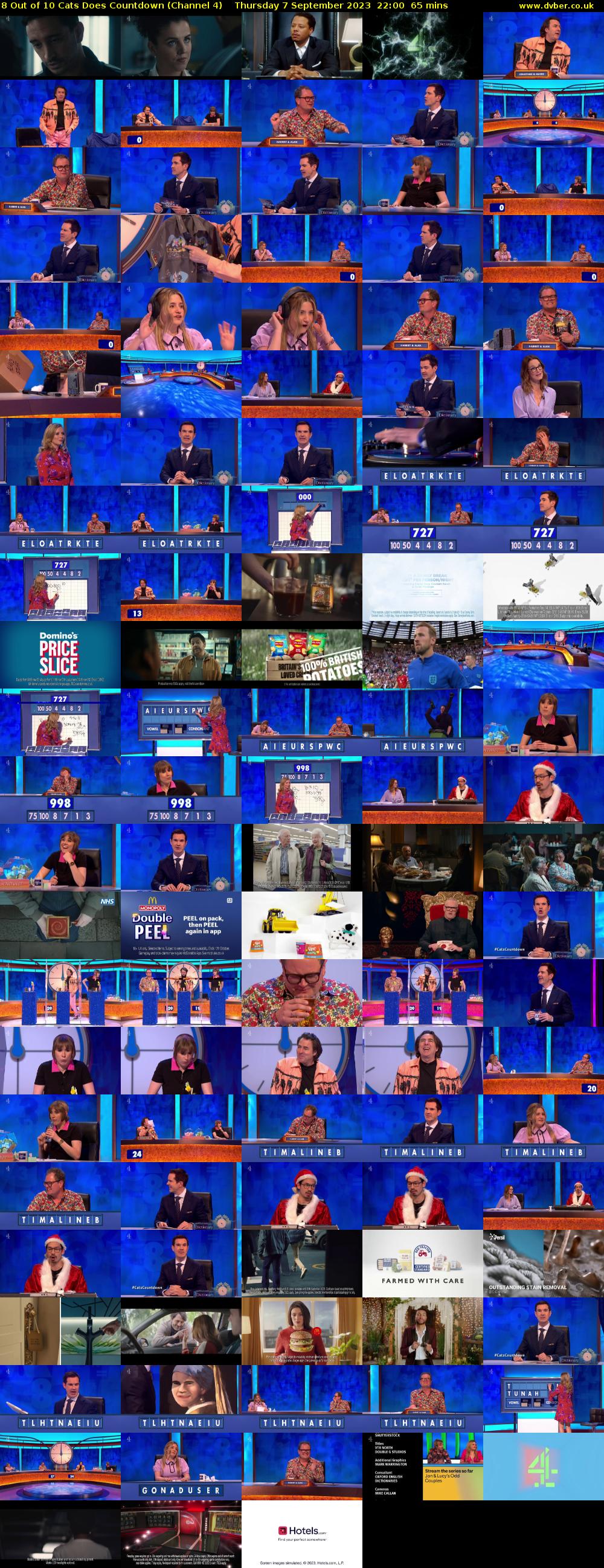 8 Out of 10 Cats Does Countdown (Channel 4) Thursday 7 September 2023 22:00 - 23:05