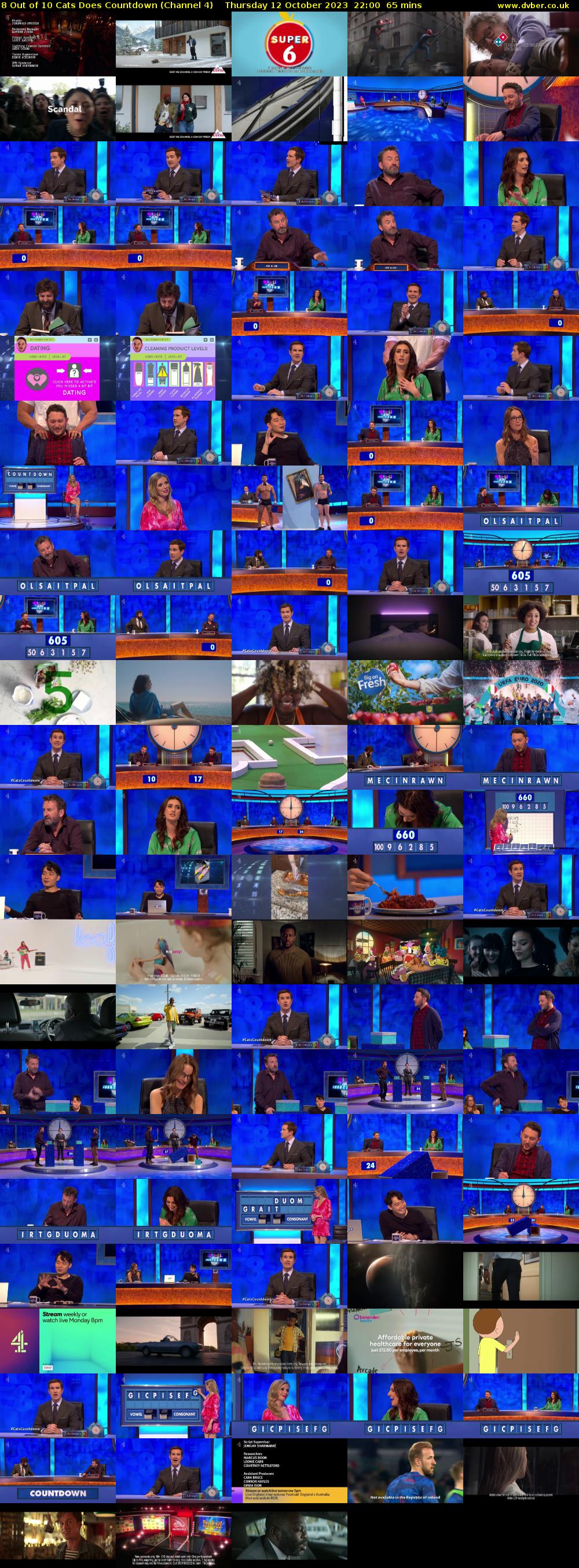 8 Out of 10 Cats Does Countdown (Channel 4) Thursday 12 October 2023 22:00 - 23:05