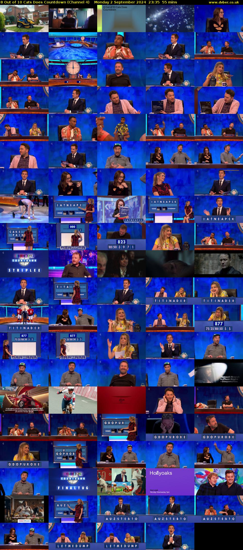 8 Out of 10 Cats Does Countdown (Channel 4) Monday 2 September 2024 23:35 - 00:30