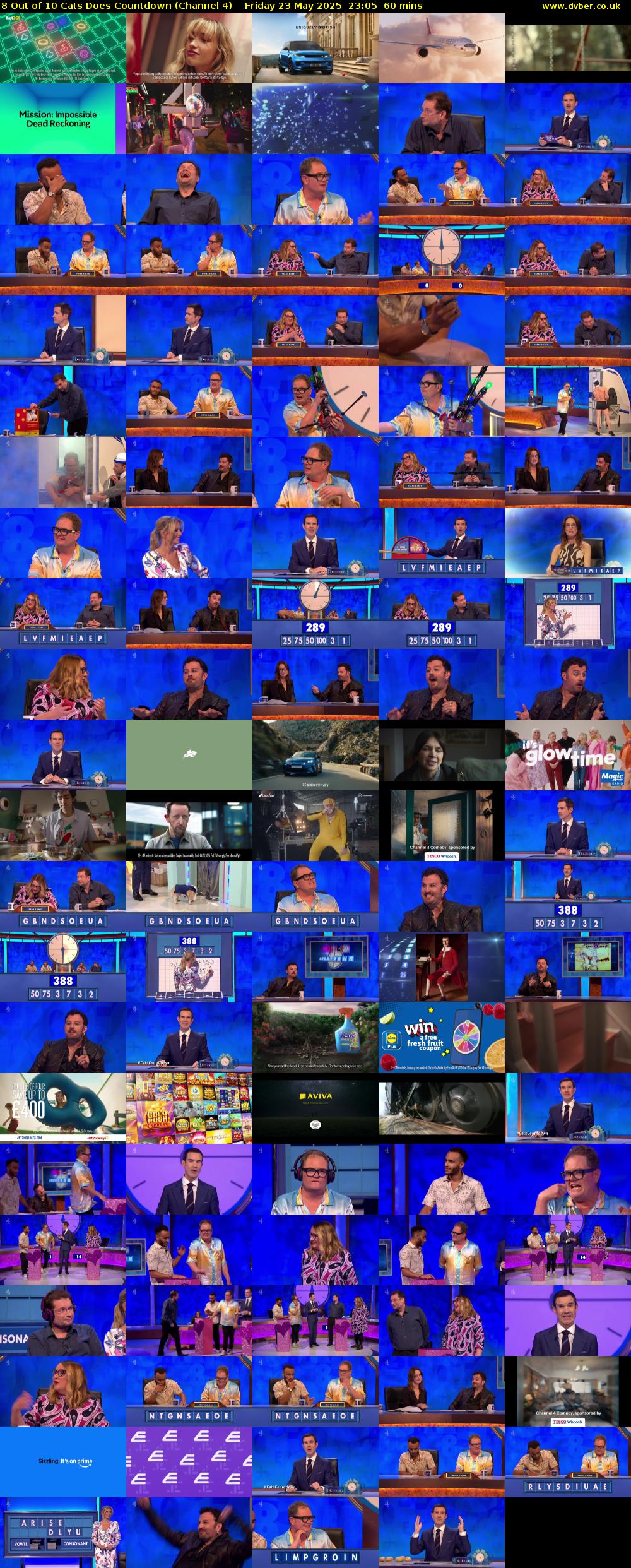 8 Out of 10 Cats Does Countdown (Channel 4) Friday 23 May 2025 23:05 - 00:05