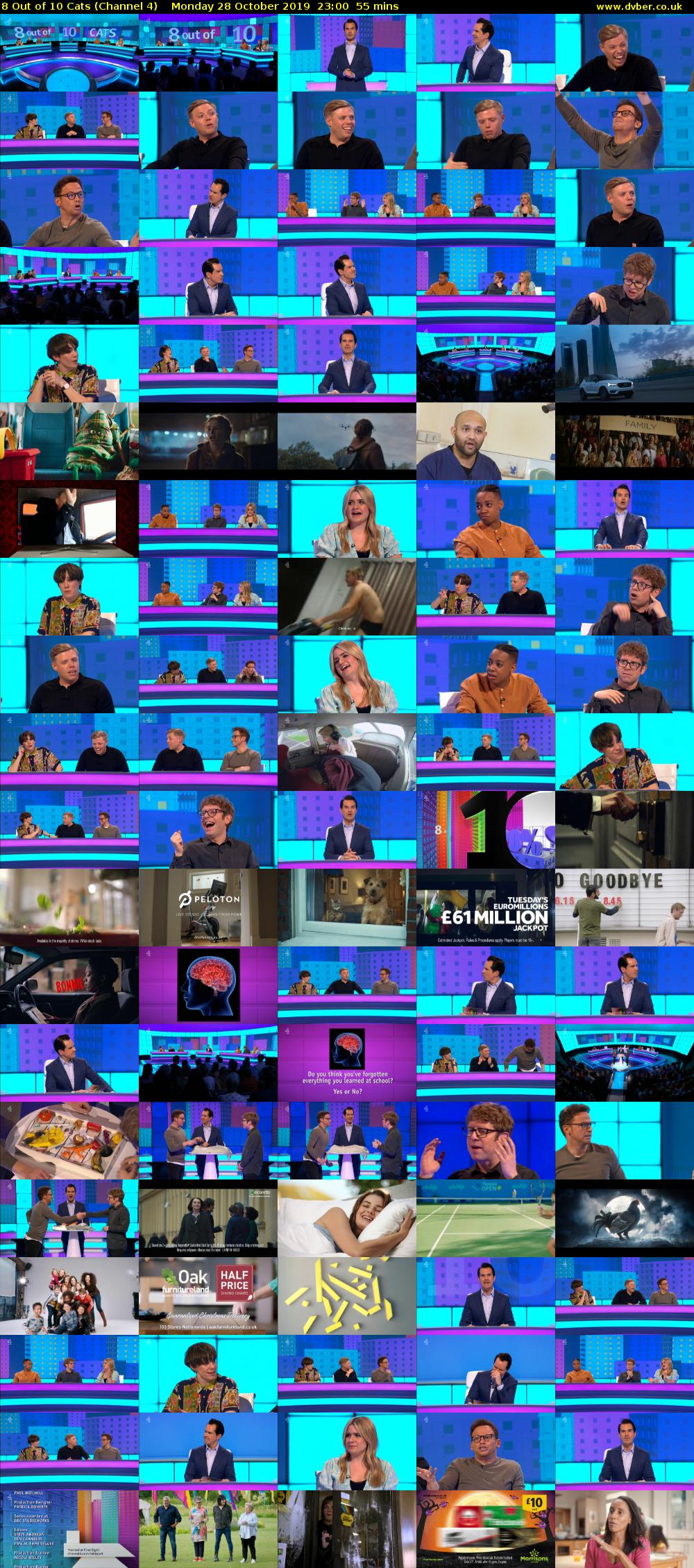 8 Out of 10 Cats (Channel 4) Monday 28 October 2019 23:00 - 23:55
