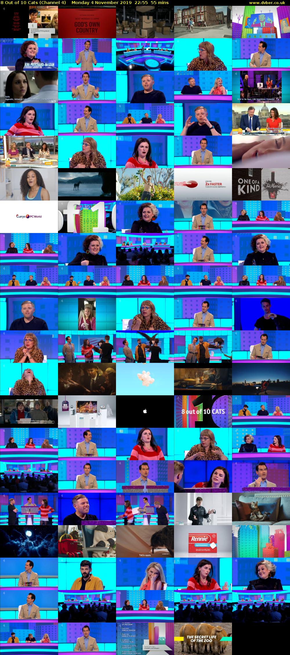 8 Out of 10 Cats (Channel 4) Monday 4 November 2019 22:55 - 23:50
