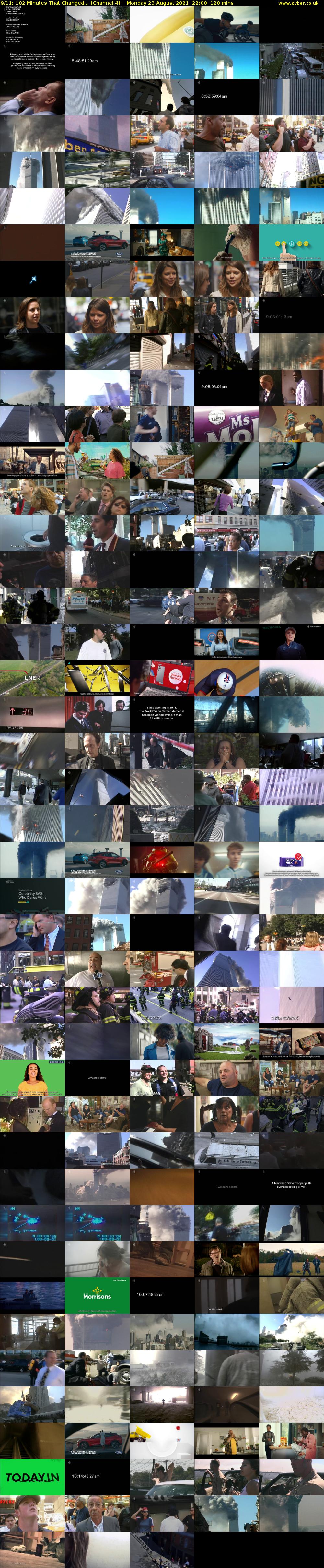 9/11: 102 Minutes That Changed... (Channel 4) Monday 23 August 2021 22:00 - 00:00