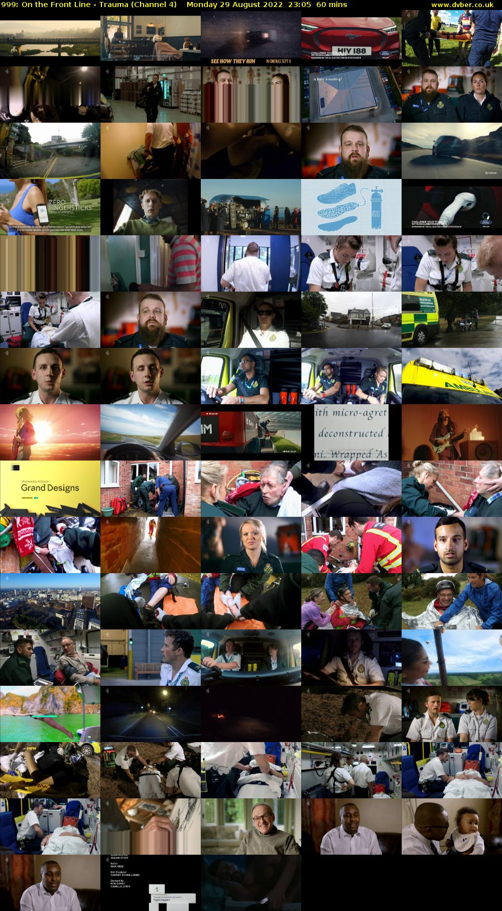 999: On the Front Line - Trauma (Channel 4) Monday 29 August 2022 23:05 - 00:05