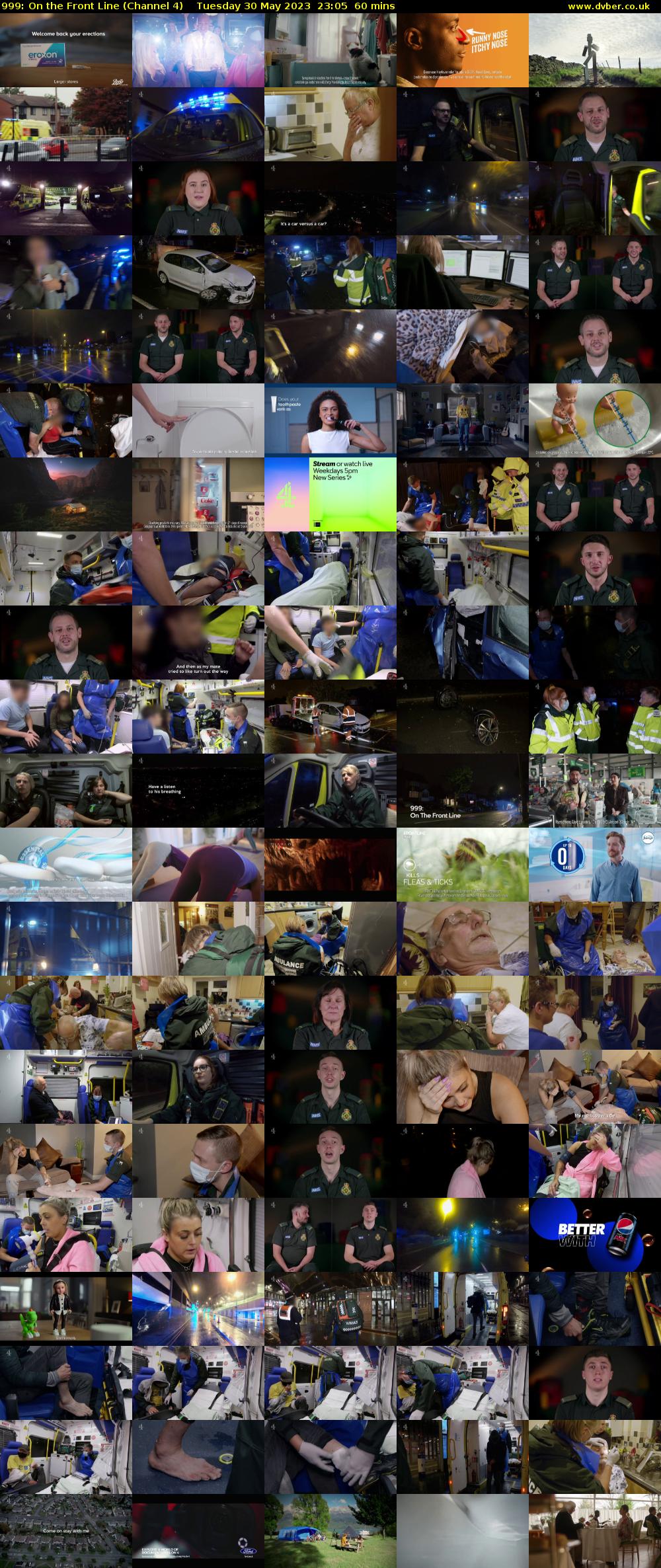 999: On the Front Line (Channel 4) Tuesday 30 May 2023 23:05 - 00:05