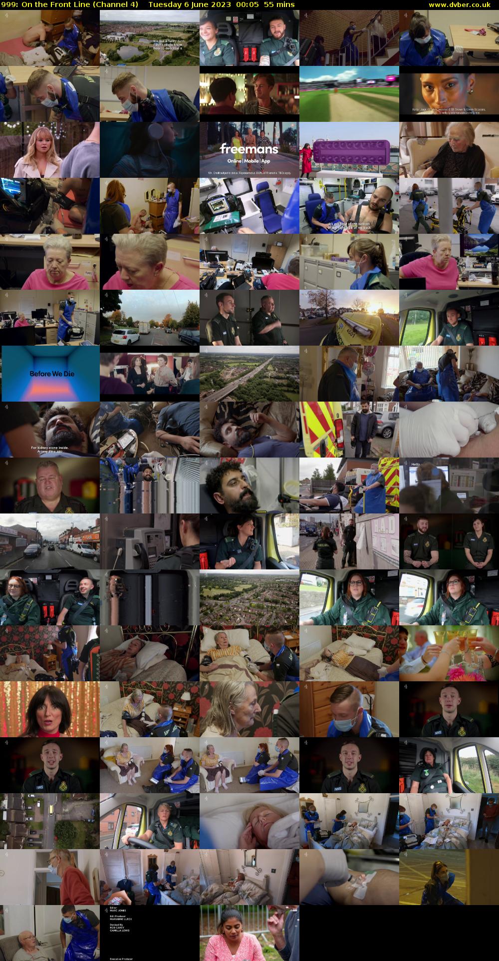 999: On the Front Line (Channel 4) Tuesday 6 June 2023 00:05 - 01:00