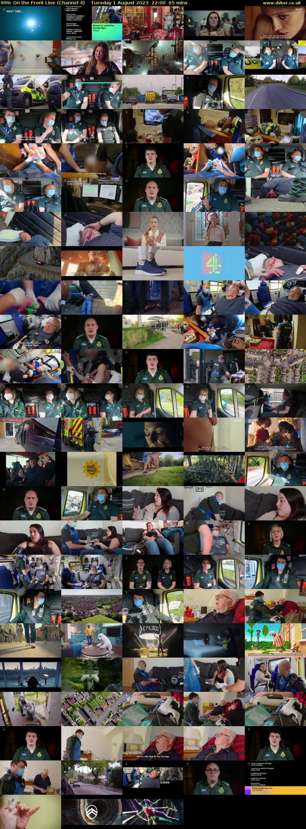 999: On the Front Line (Channel 4) Tuesday 1 August 2023 22:00 - 23:05