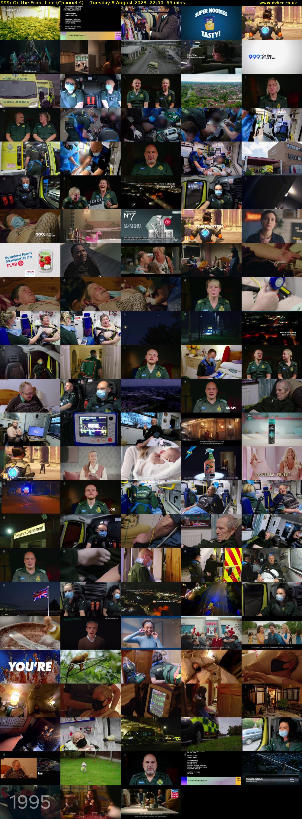 999: On the Front Line (Channel 4) Tuesday 8 August 2023 22:00 - 23:05