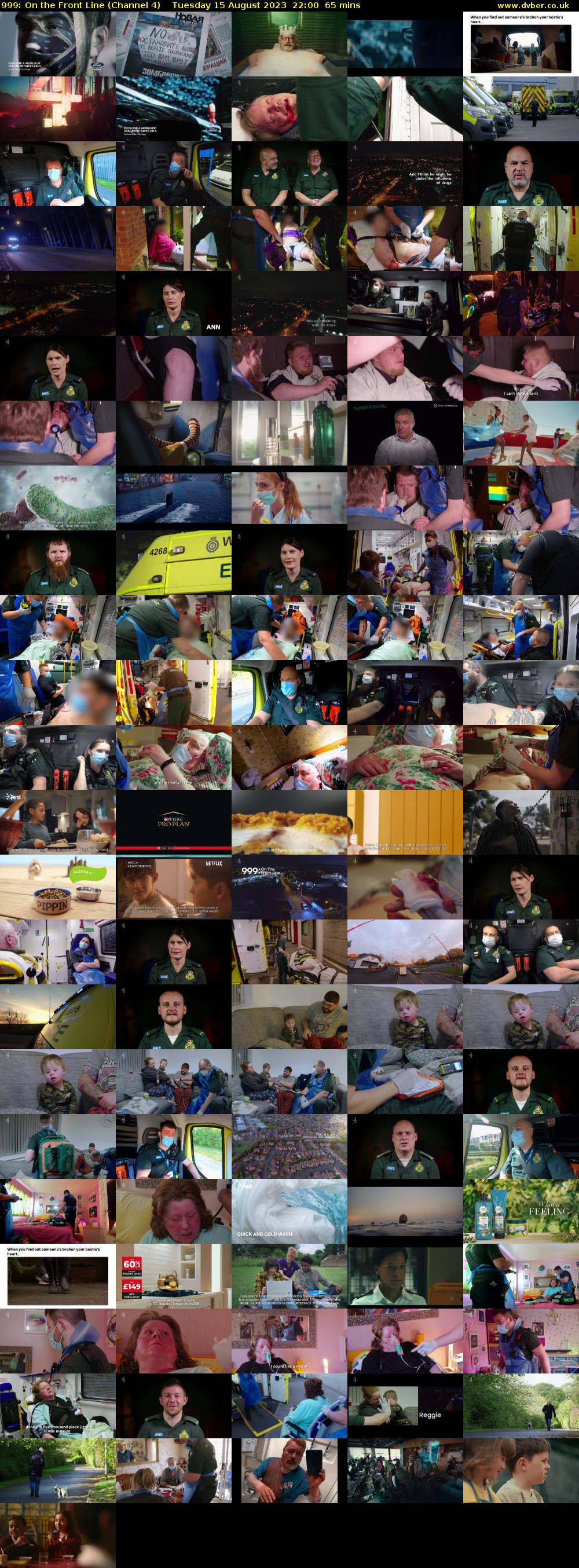 999: On the Front Line (Channel 4) Tuesday 15 August 2023 22:00 - 23:05