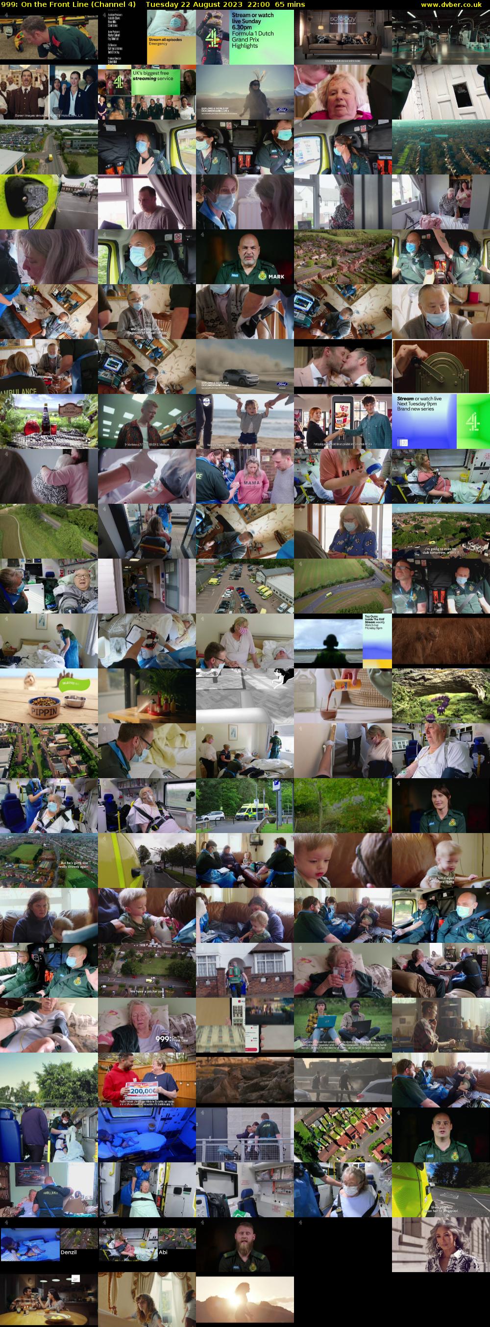 999: On the Front Line (Channel 4) Tuesday 22 August 2023 22:00 - 23:05