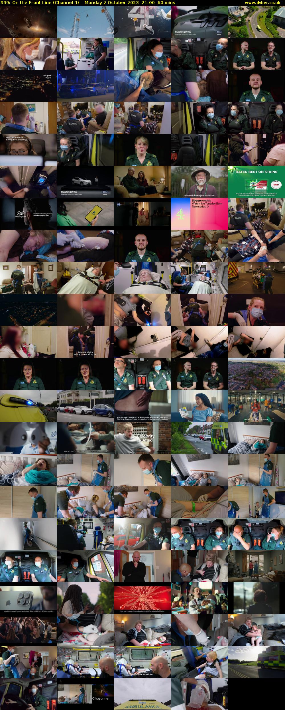 999: On the Front Line (Channel 4) Monday 2 October 2023 21:00 - 22:00