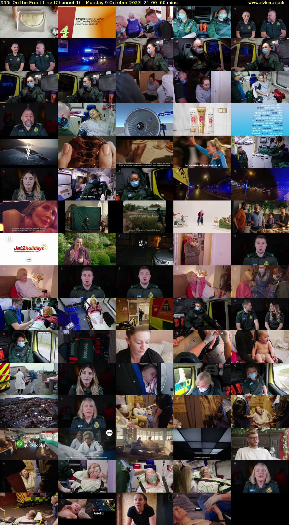 999: On the Front Line (Channel 4) Monday 9 October 2023 21:00 - 22:00