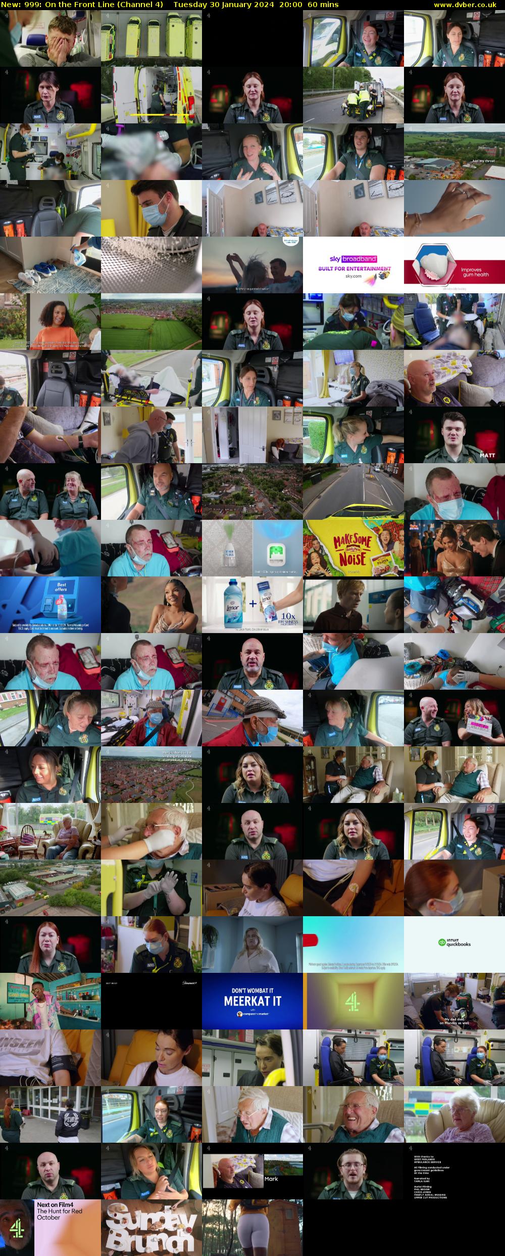999: On the Front Line (Channel 4) Tuesday 30 January 2024 20:00 - 21:00