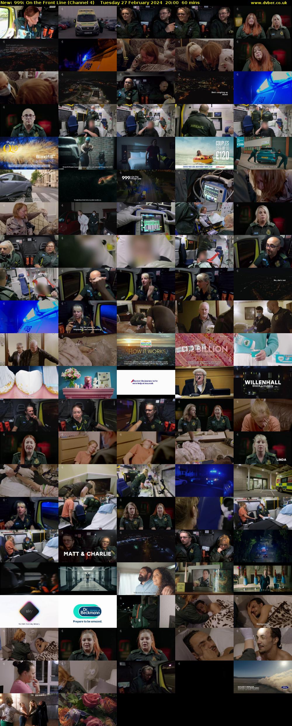 999: On the Front Line (Channel 4) Tuesday 27 February 2024 20:00 - 21:00