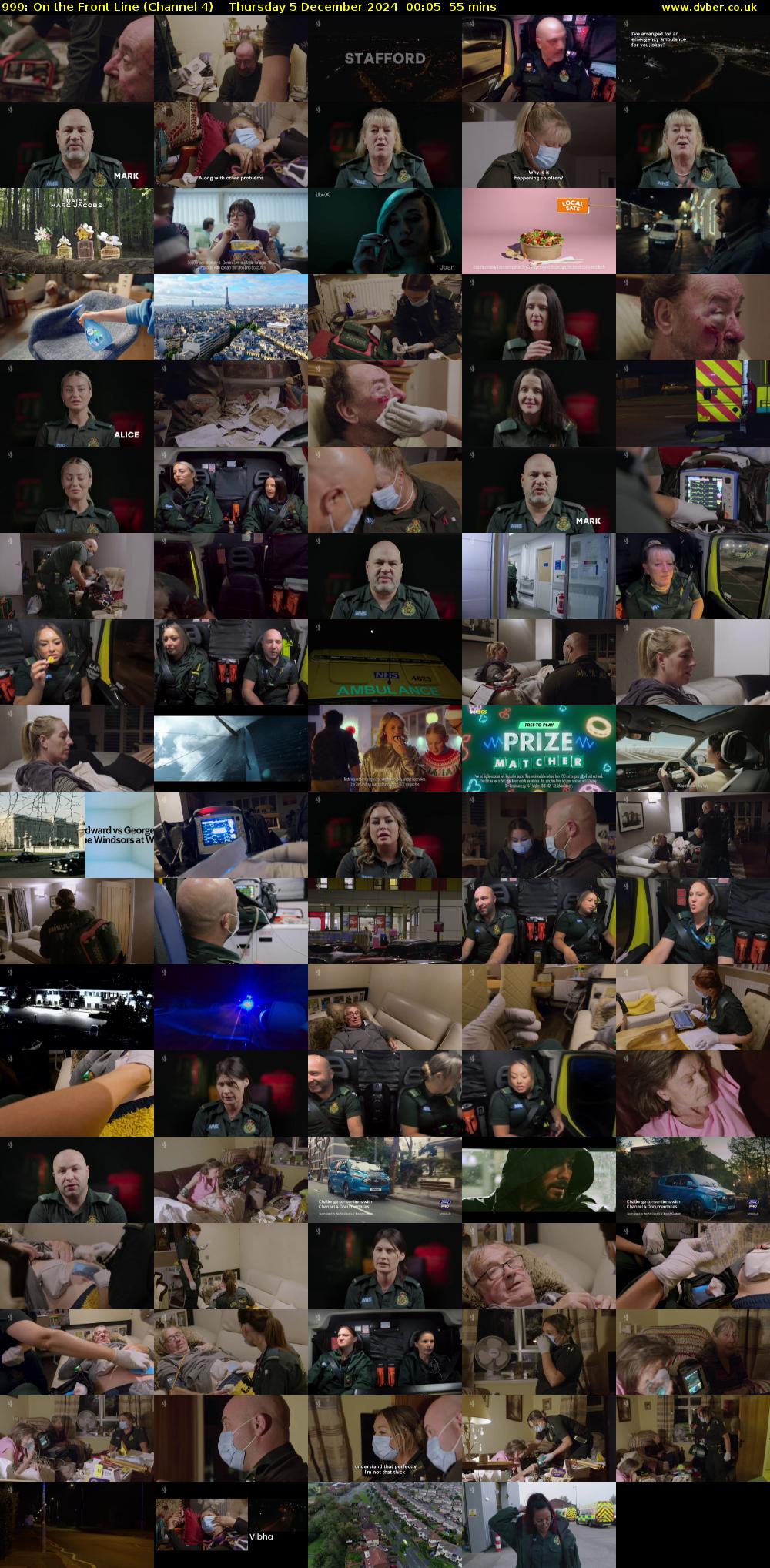 999: On the Front Line (Channel 4) Thursday 5 December 2024 00:05 - 01:00