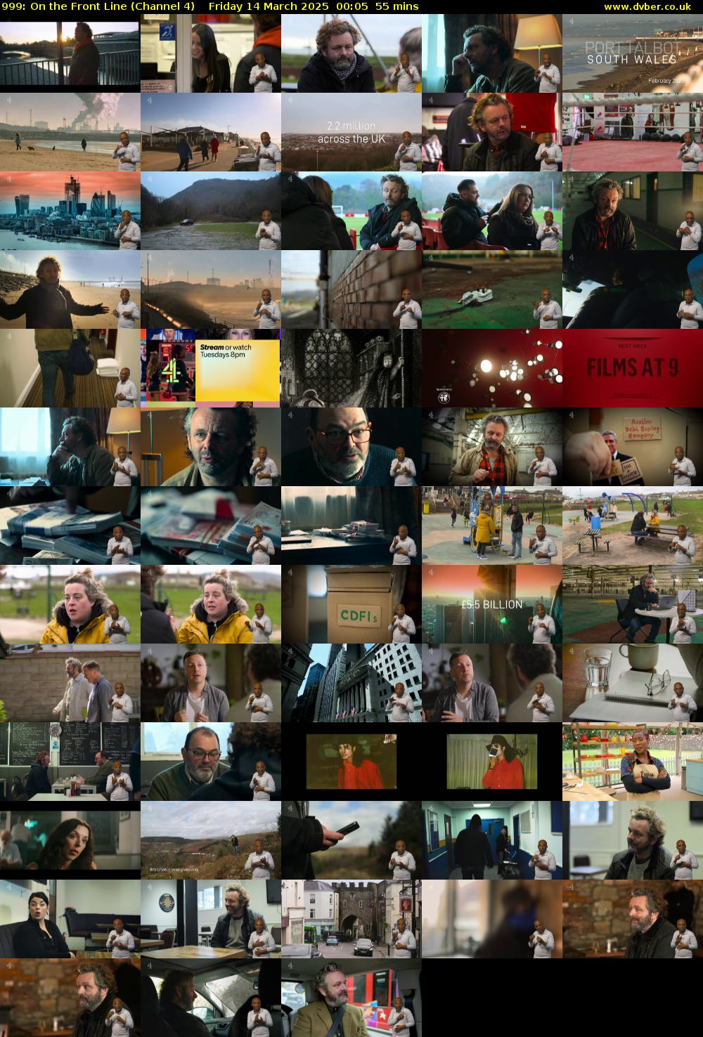 999: On the Front Line (Channel 4) Friday 14 March 2025 00:05 - 01:00