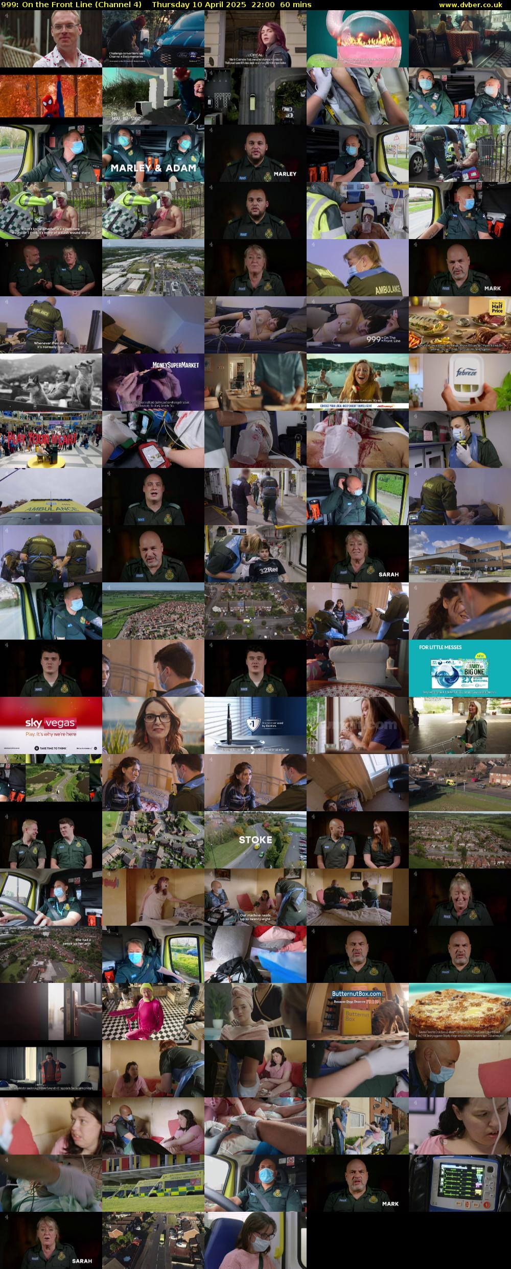 999: On the Front Line (Channel 4) Thursday 10 April 2025 22:00 - 23:00