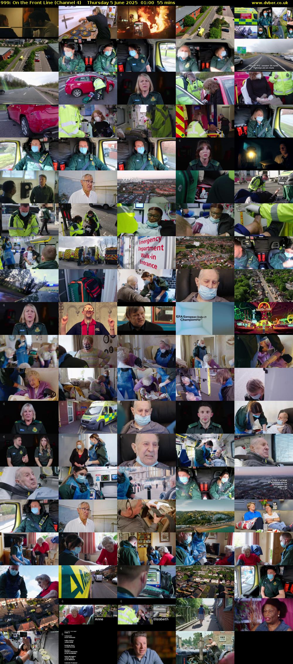 999: On the Front Line (Channel 4) Thursday 5 June 2025 01:00 - 01:55
