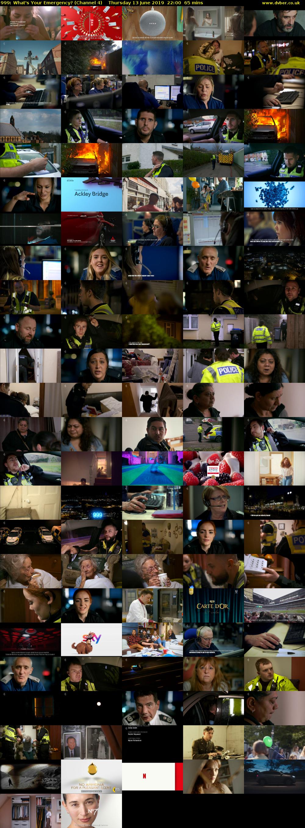 999: What's Your Emergency? (Channel 4) Thursday 13 June 2019 22:00 - 23:05