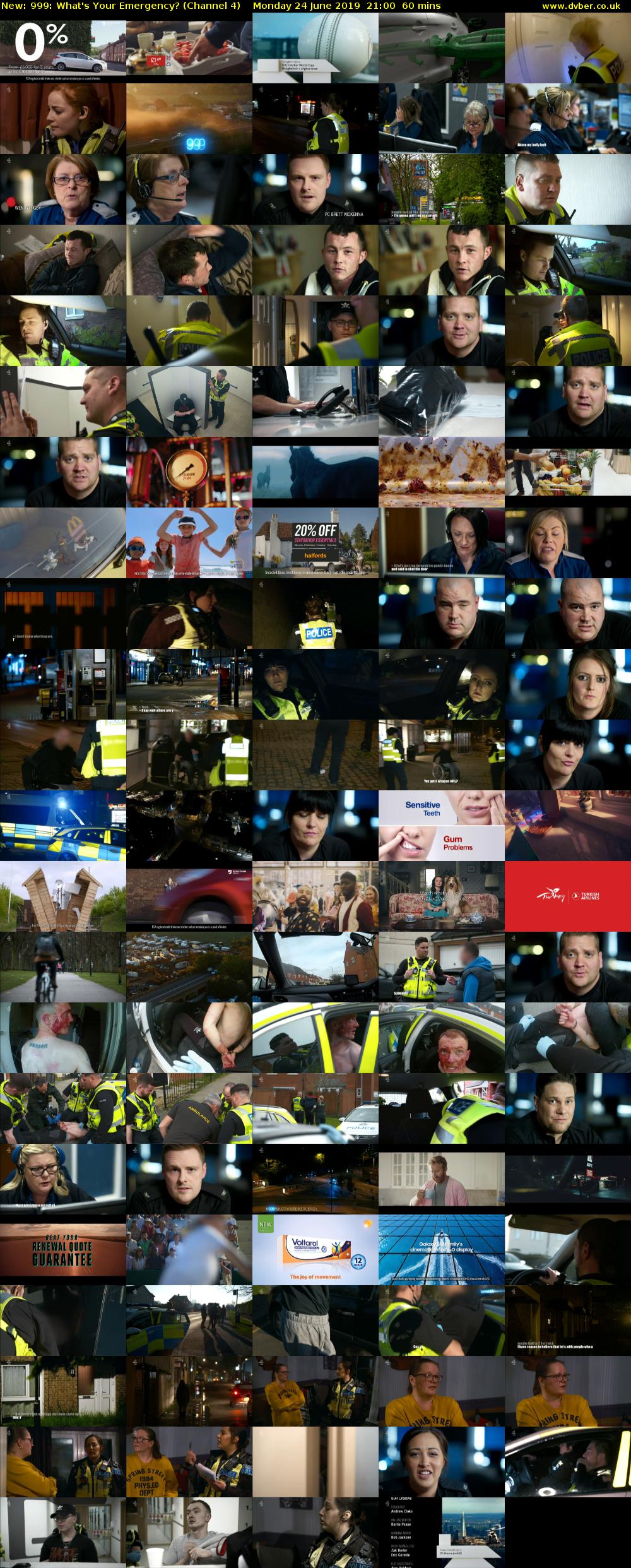 999: What's Your Emergency? (Channel 4) Monday 24 June 2019 21:00 - 22:00